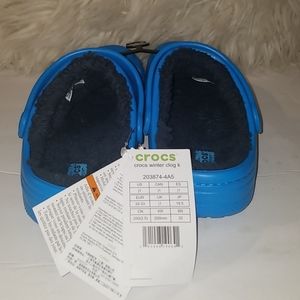 Boys winter crocs